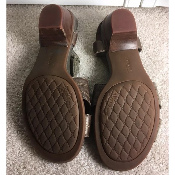 Aravon size 10B brown leather sandal - Picture 4 of 6